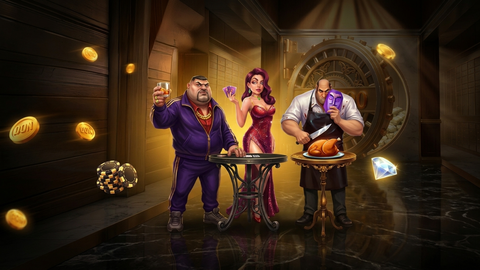 Donbet Casino: Illustrative scene; Rating: 8.4/10; License: Curaçao Gaming Authority (Curaçao)